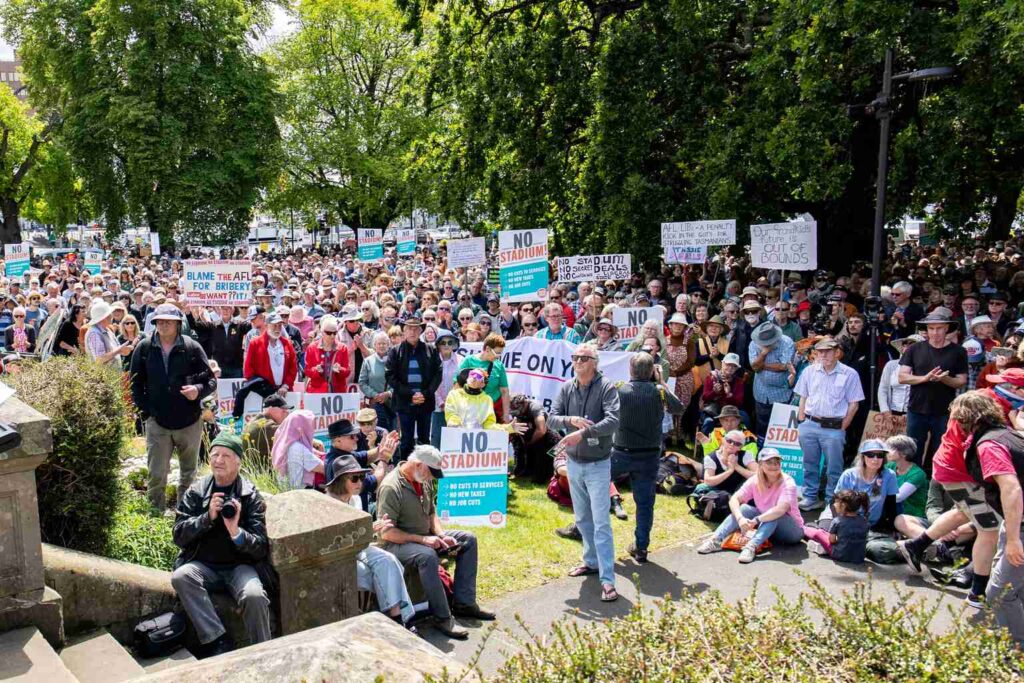 Stadium supporters to rally on Parliament Lawns today ahead of vote ...