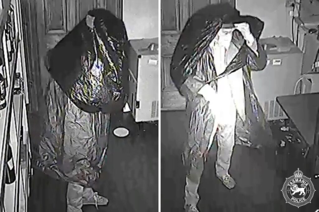 Police seek man wearing rubbish bags over alleged Burnie break-in ...