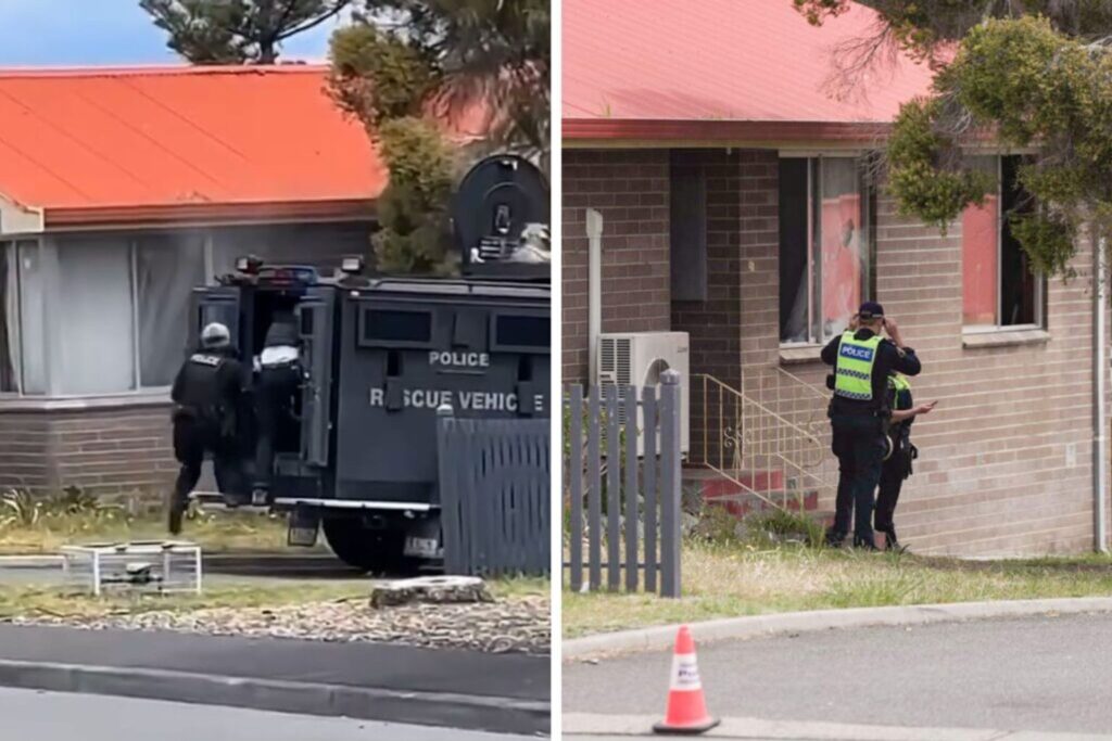 Man charged after armed police standoff at Clarendon Vale - Pulse Tasmania