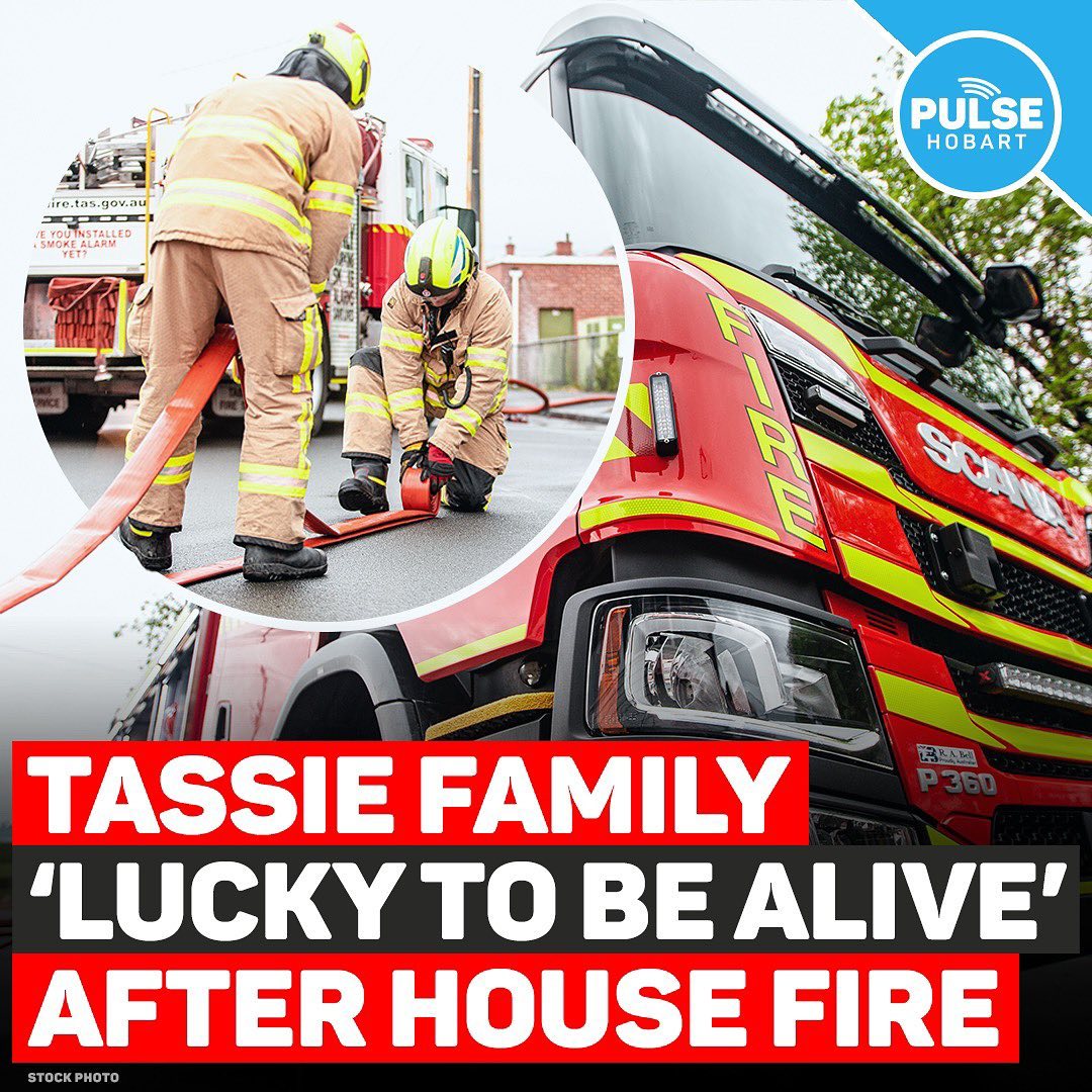 Tassie Family ‘Lucky To Be Alive’ After House Fire Pulse Tasmania