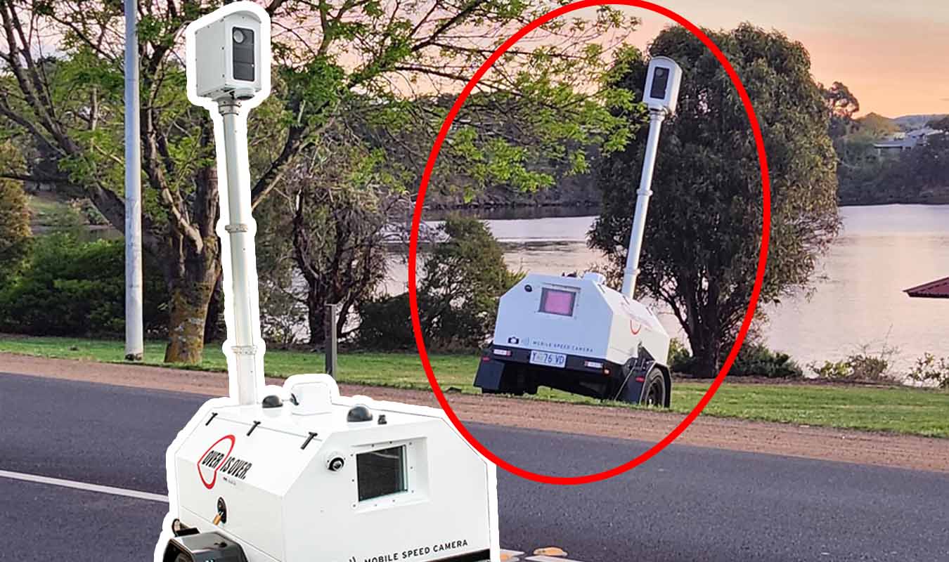 Teenager charged after mobile speed camera pushed from side of Hobart road Pulse Tasmania