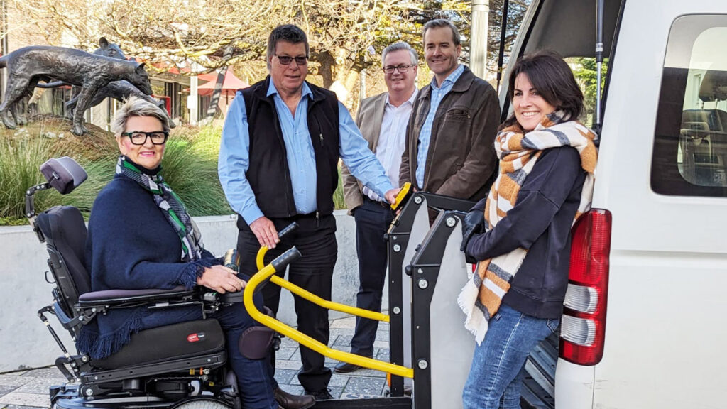 Wheelchair friendly Boost for disability access of Tasmanian taxis